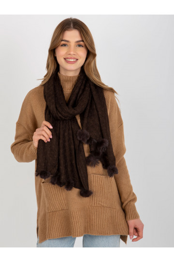 Tmavě hnědý prolamovaný...