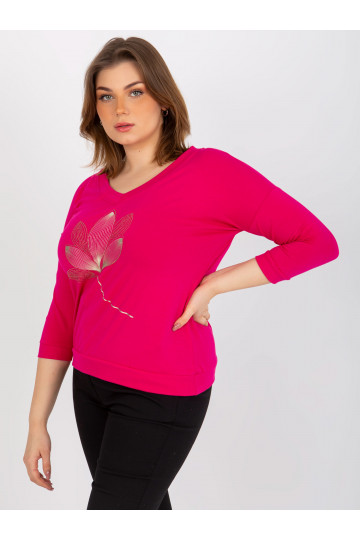 Fuchsiová halenka velikosti... 2