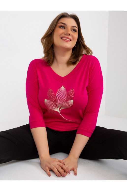 Fuchsiová halenka velikosti V s... Fuchsiová halenka velikosti V s...