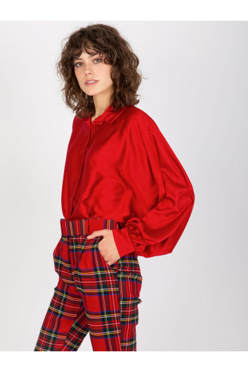 Tmavě červená imitace... 2