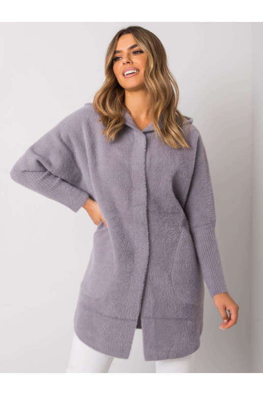 Carolynin šedý kabát z alpaky Carolynin šedý kabát z alpaky