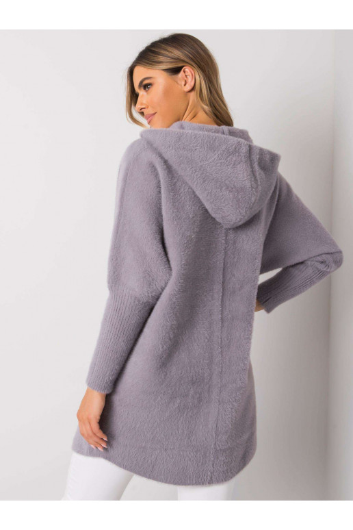 Carolynin šedý kabát z alpaky Carolynin šedý kabát z alpaky