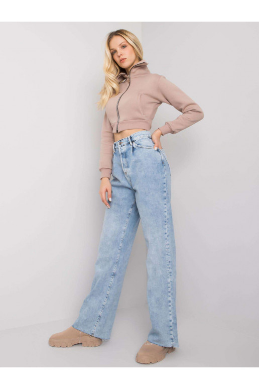 Světle modré rovné džínové kalhoty... Světle modré rovné džínové kalhoty...