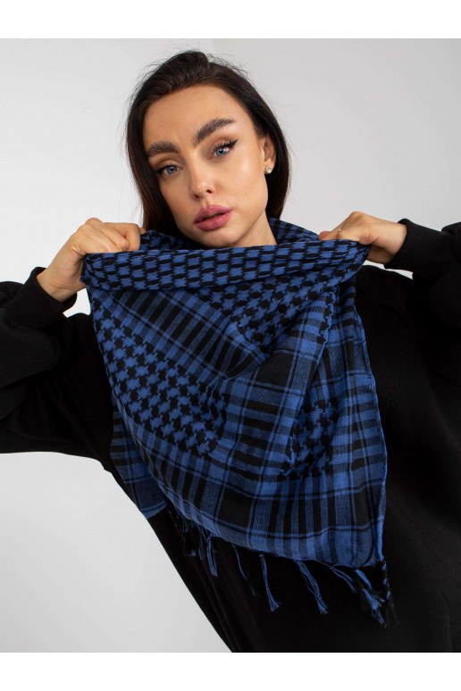 Tmavě modro-černý arafatkový šátek s...