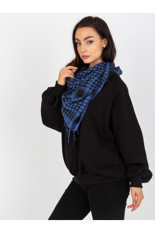 Tmavě modro-černý arafatkový šátek s...