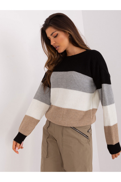 Svetr-BA-SW-8024.57P-černo-béžový