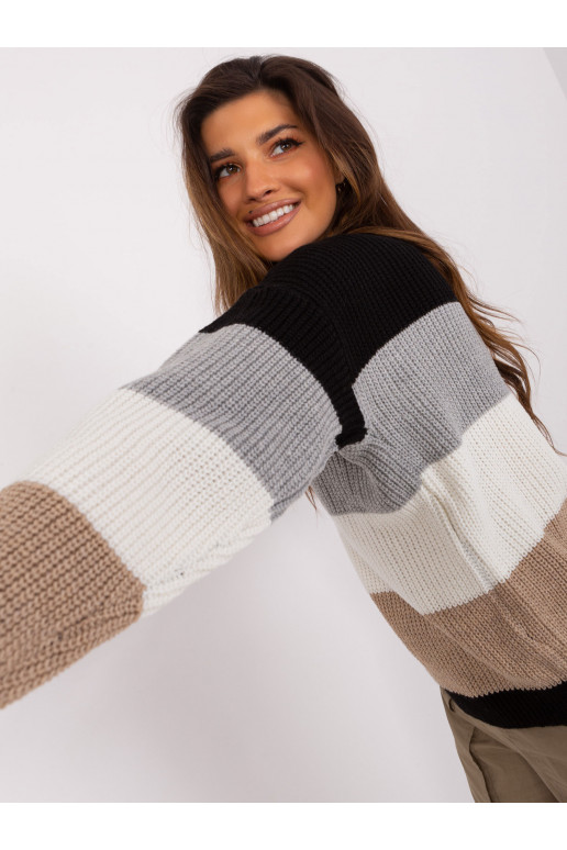 Svetr-BA-SW-8024.57P-černo-béžový
