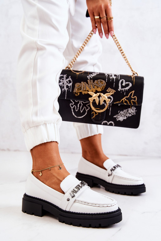 Mokasinai  baltos spalvos La.Fi  Jenefer Mokasinai  baltos spalvos La.Fi  Jenefer