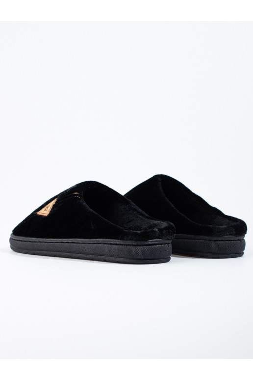 Teplé černé pánské pantofle Shelovet