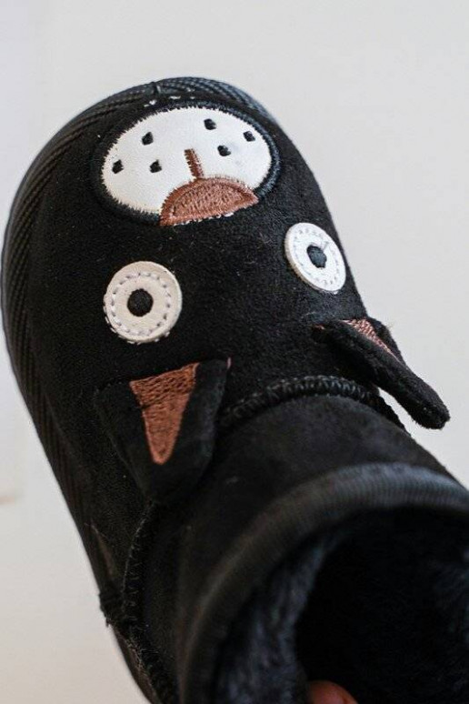 Šilti vaikiški žieminiai batai juodos...