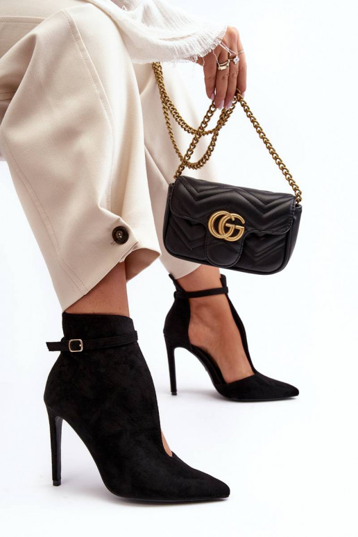 Zomšiniai batai   su plonais... Zomšiniai batai   su plonais...