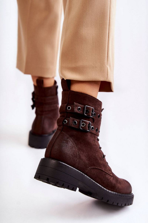 Zomšiniai aulinukai rudos spalvos Silvor Zomšiniai aulinukai rudos spalvos Silvor