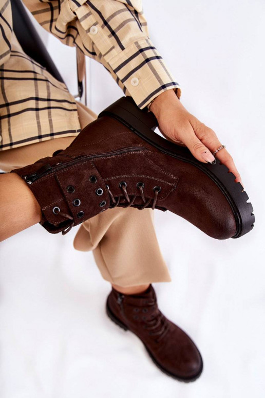 Zomšiniai aulinukai rudos spalvos Silvor Zomšiniai aulinukai rudos spalvos Silvor