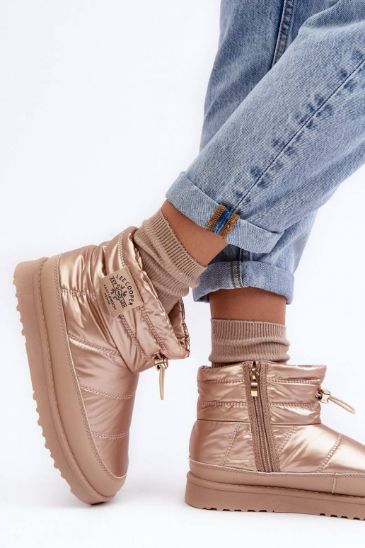 Šilti sniego batai Lee Cooper smėlio... Šilti sniego batai Lee Cooper smėlio...