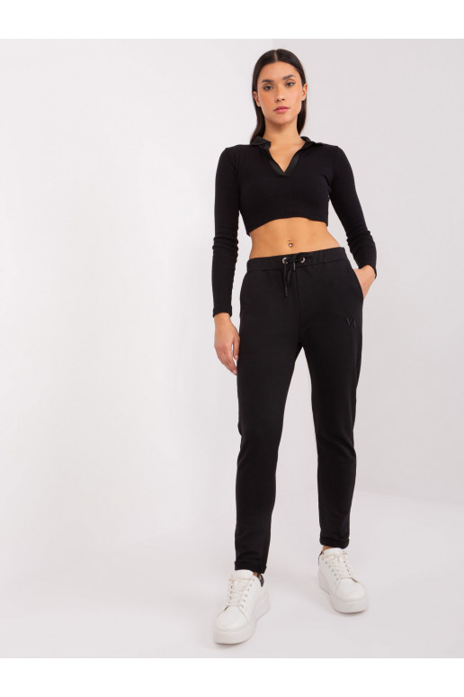 Spodnie dresowe-RV-DR-9290.38P-czarny