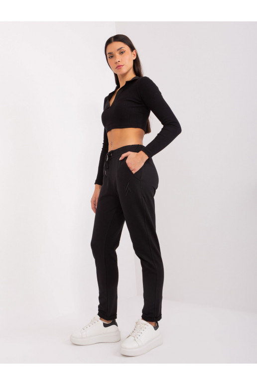 Spodnie dresowe-RV-DR-9290.38P-czarny