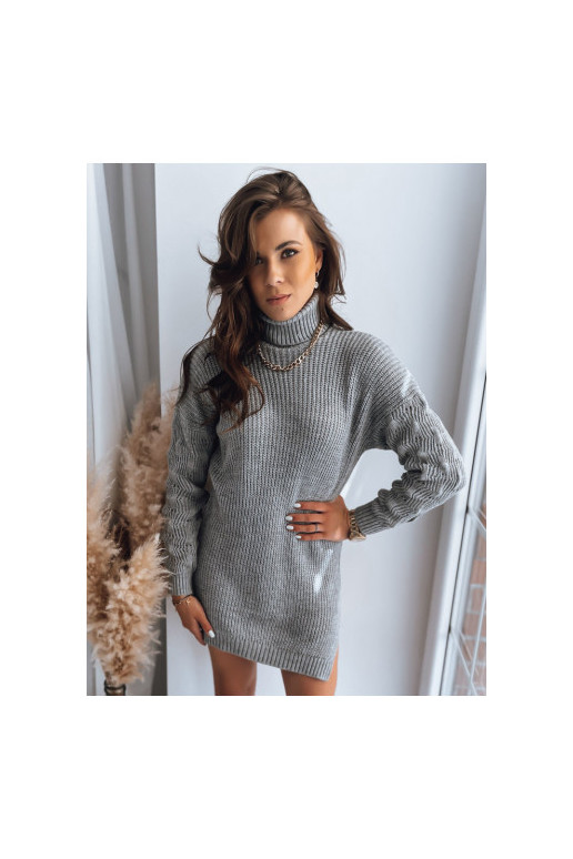 Dámský dlouhý svetr FUERTA Barva šedá...