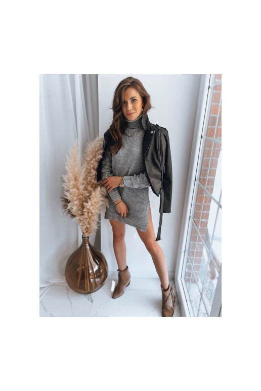 Dámský dlouhý svetr FUERTA Barva šedá...