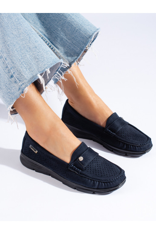 Mokasíny dámské Shelovet lehké tmavě modré