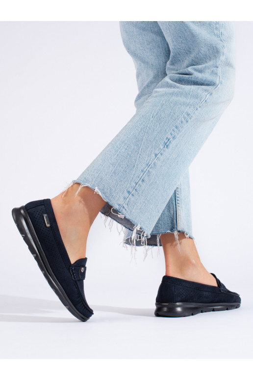 Mokasíny dámské Shelovet lehké tmavě modré