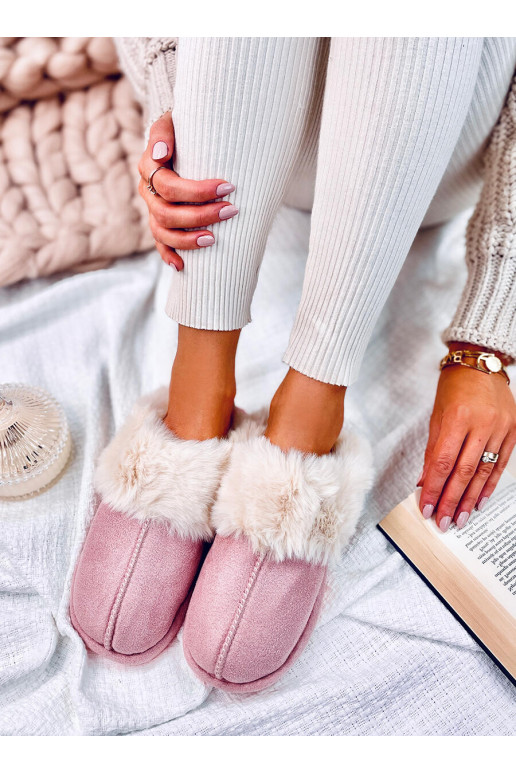 Šlepetės  su kailiuku rožinės spalvos... Šlepetės  su kailiuku rožinės spalvos...