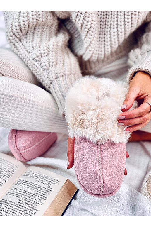 Šlepetės  su kailiuku rožinės spalvos... Šlepetės  su kailiuku rožinės spalvos...