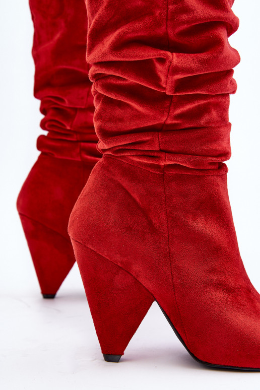 Zomšiniai ilgaauliai batai Lu Boo...