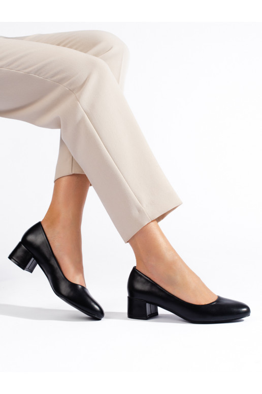 Lodičky dámské na nízkém podpatku černé
