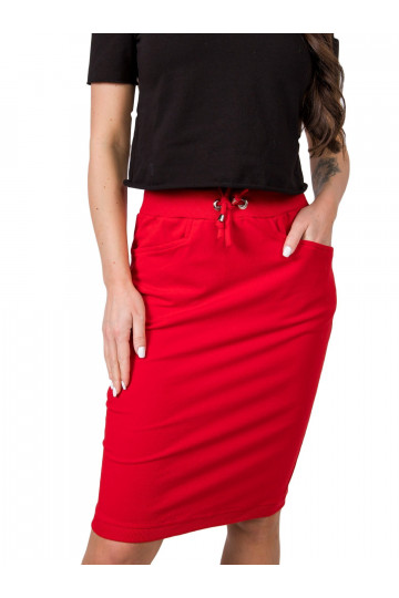 Červená sukně Ava