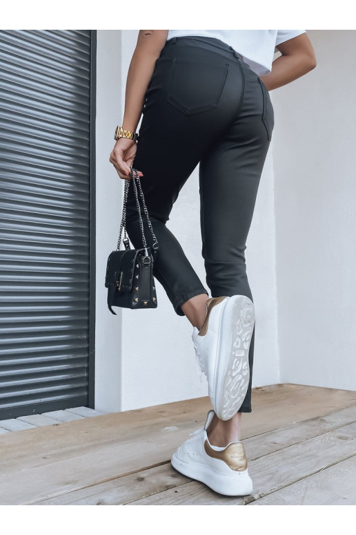 Dámské kalhoty voskované AMBER černé...