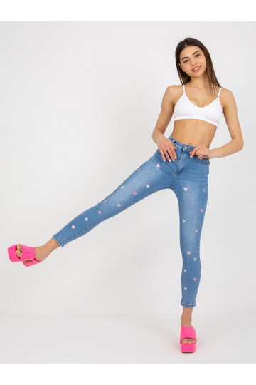 Džínové kalhoty modré