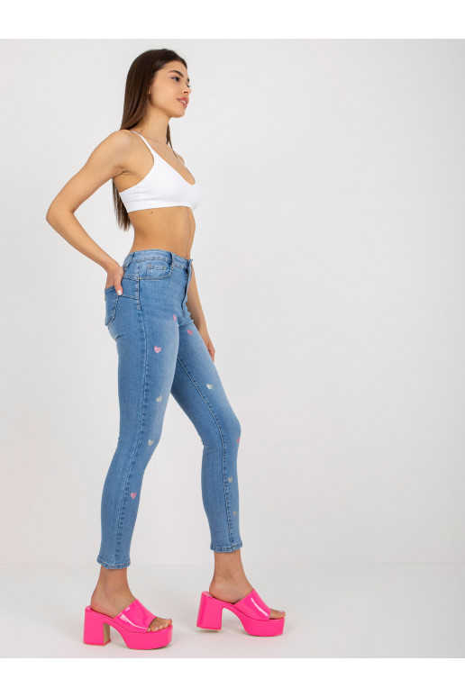 Džínové kalhoty modré