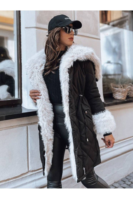 Dámská zimní bunda LUXURY Barva černá...