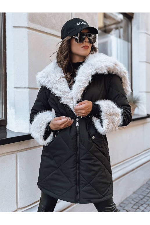Dámská zimní bunda LUXURY Barva černá...