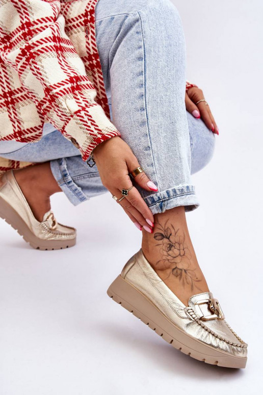 Mokasinai su platforma su ornamentais...