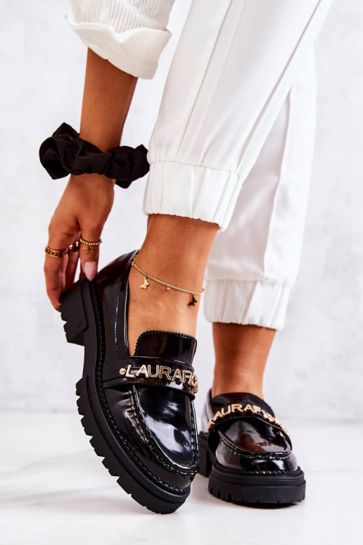 Su lako efektu batai La.Fi juodos...