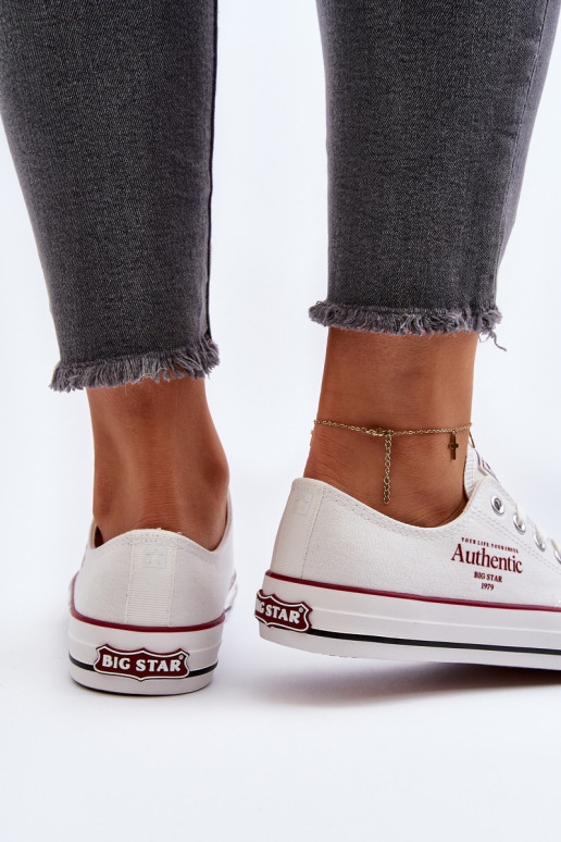 Moteriški batai Big Star baltos spalvos