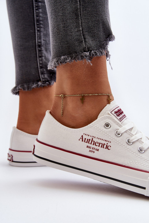 Moteriški batai Big Star baltos spalvos