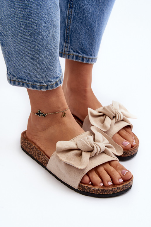 Moteriškos šlepetės su kaspinėliu...