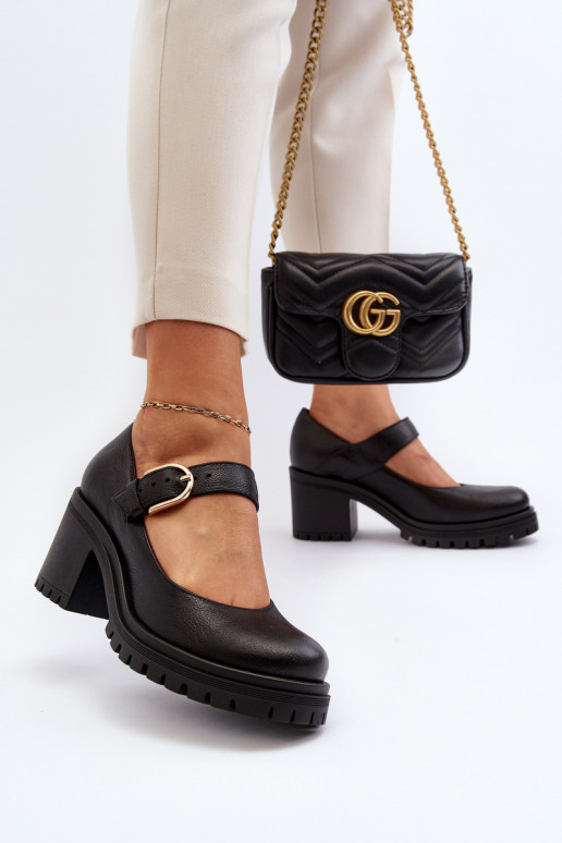 Bateliai juodos spalvos Zazoo Bateliai juodos spalvos Zazoo