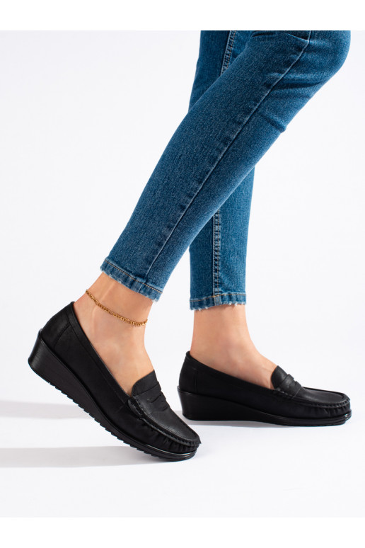 Mokasíny dámské černé