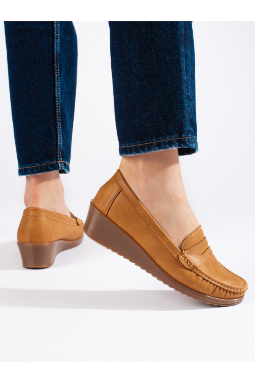 Mokasíny dámské hnědé