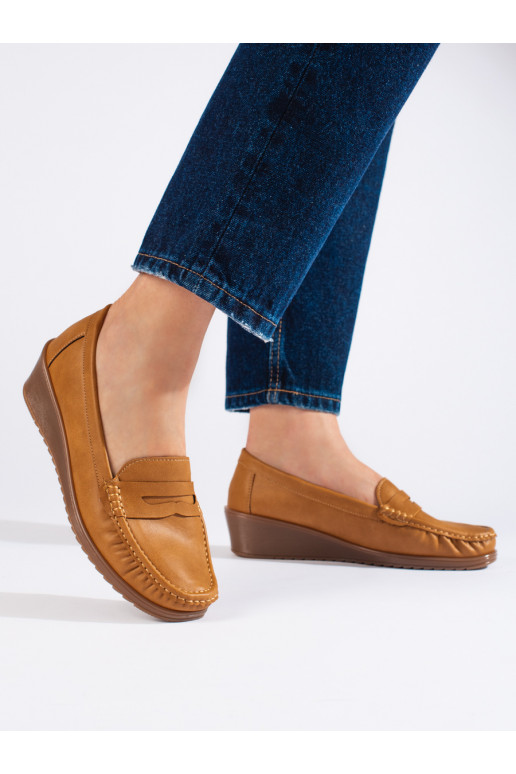Mokasíny dámské hnědé