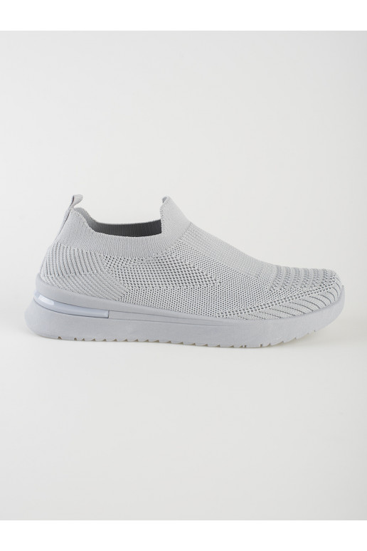 Šedé nazouvací sportovní boty