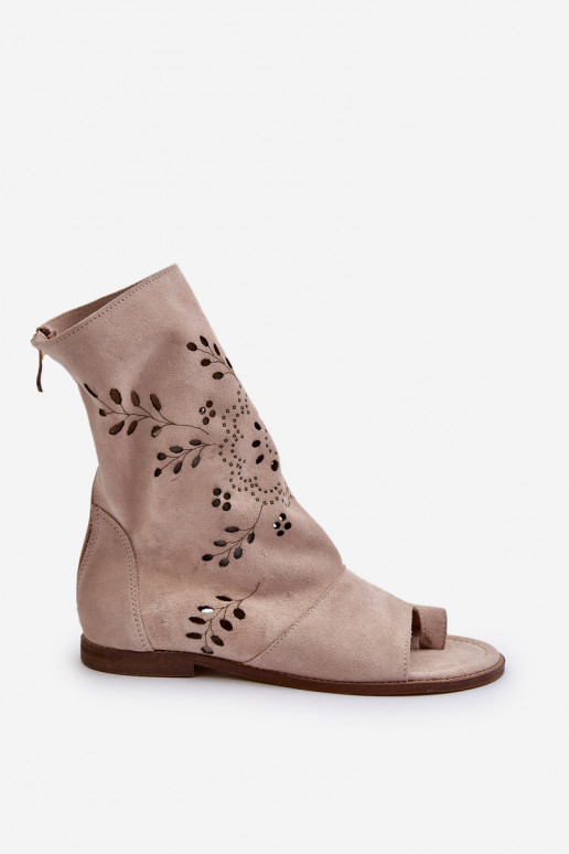 Zazoo Zomšinės basutės su auliuku...