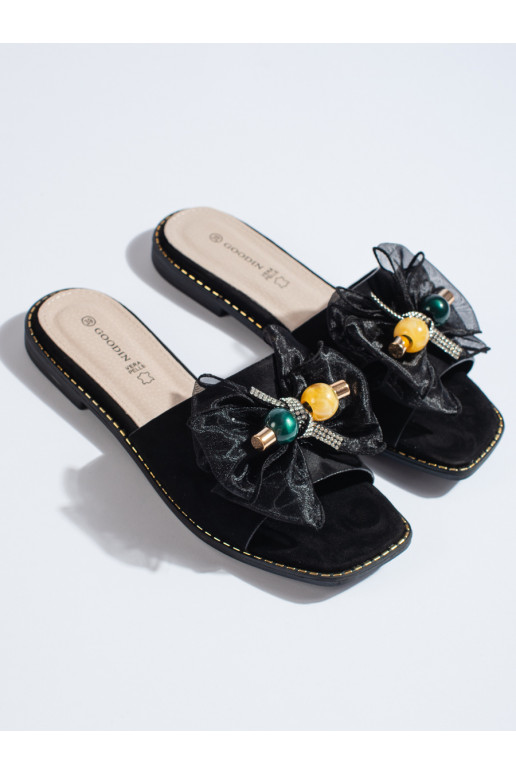 Černé klasické dámské nazouváky Černé klasické dámské nazouváky