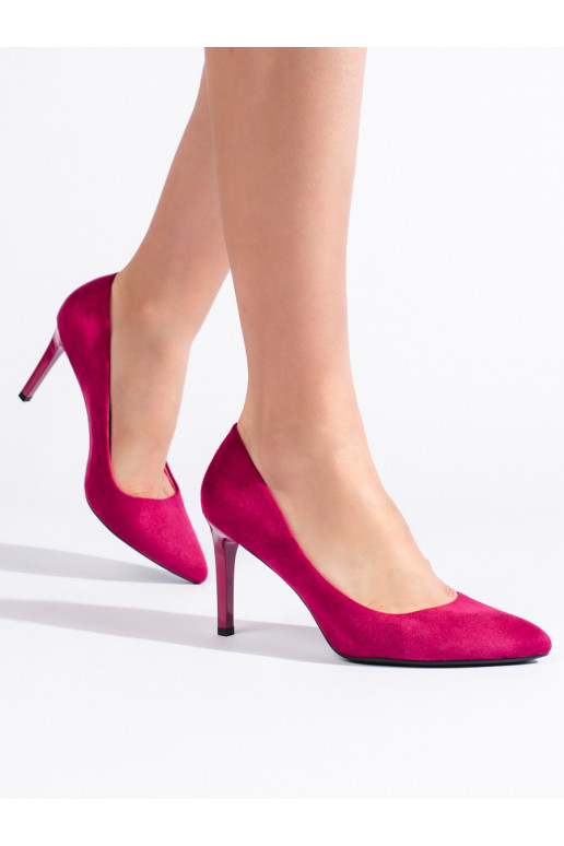 Klasické fuchsiové dámské lodičky