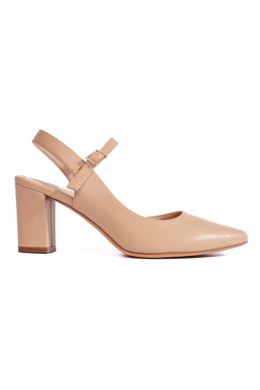 Stylové dámské béžové lodičky Sergio Leone