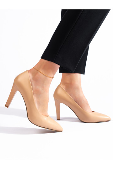 Pohodlné béžové lodičky dámské Sergio Leone 2