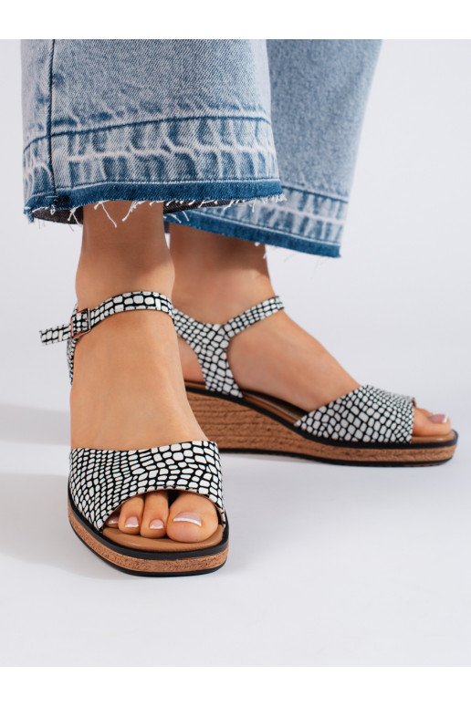 Pohodlné dámské sandály na klínku Sergio Leone